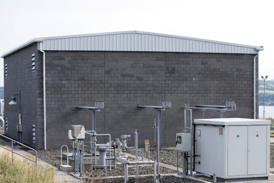 Regulator building at Mutual Energy’s Ballylumford