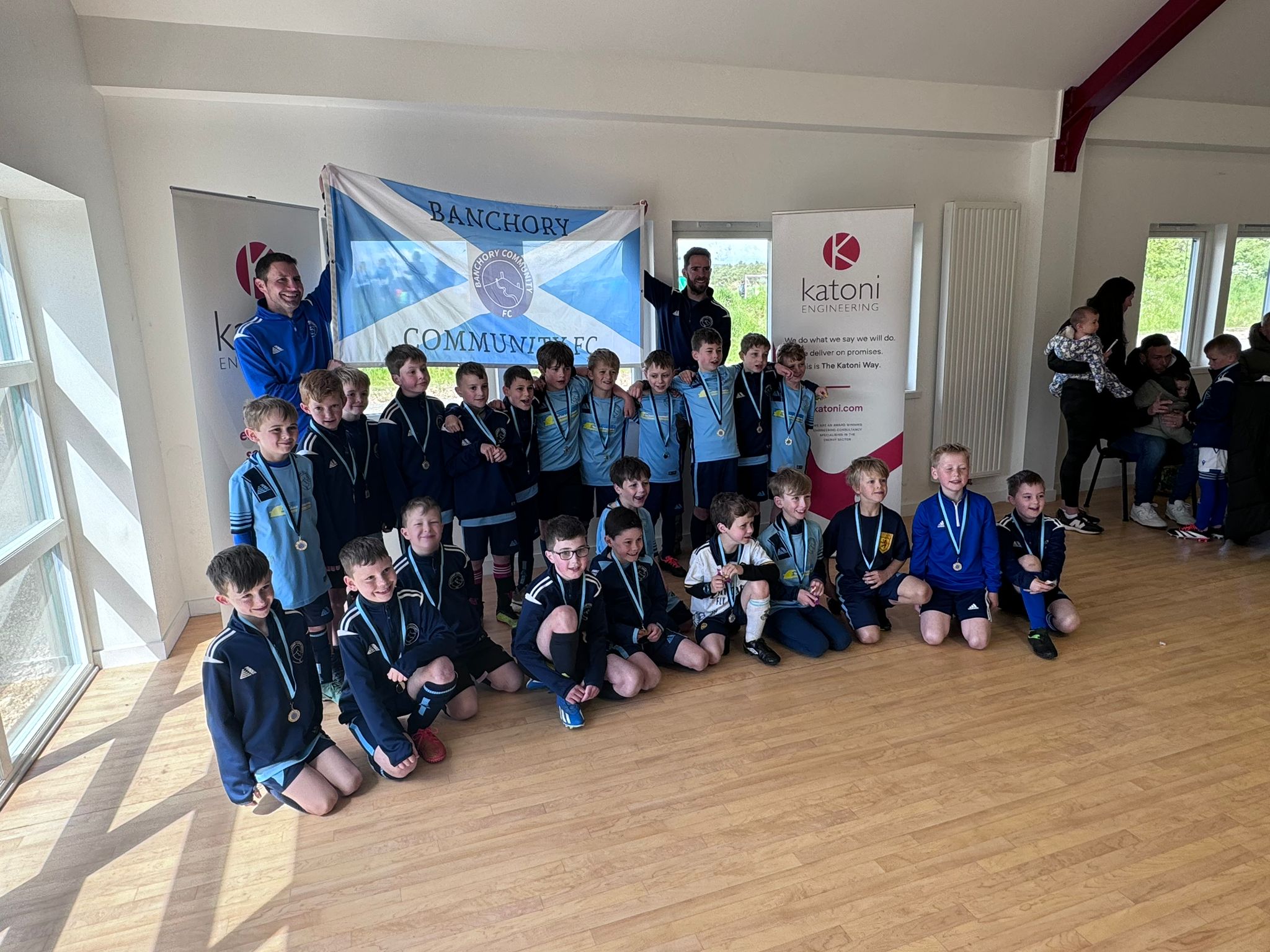 MEMBER NEWS: RES – BANCHORY FOOTBALL CLUB CHANGING ROOMS GET A BOOST