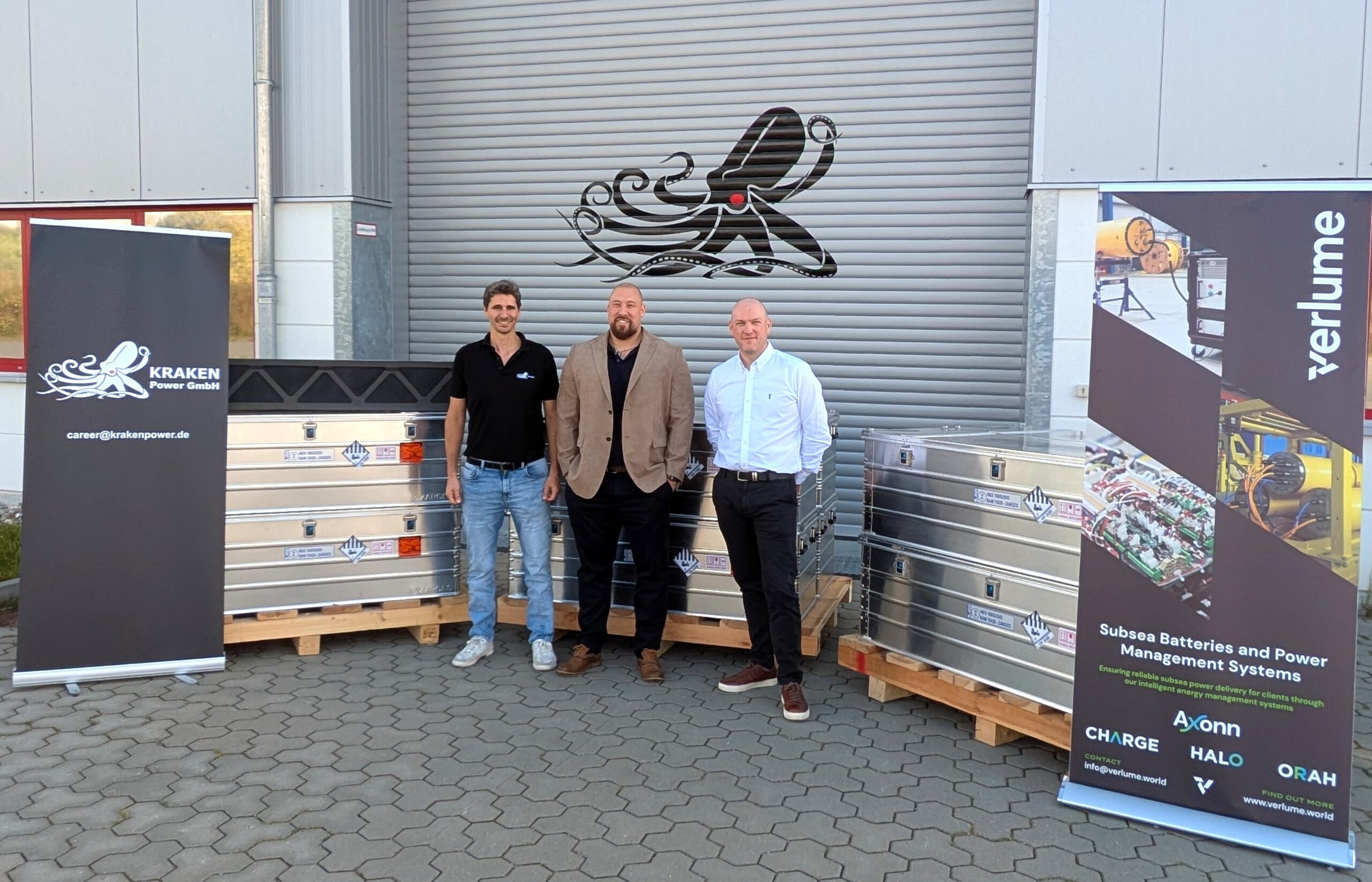 Member News: Verlume and Kraken Robotics Establish Strategic Collaboration to Deliver Best-in-Class Subsea Battery Solutions