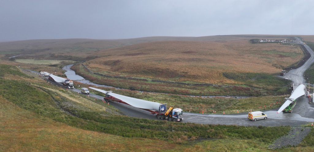 Member News: Stranoch wind farm hits key milestone as turbine delivery begins