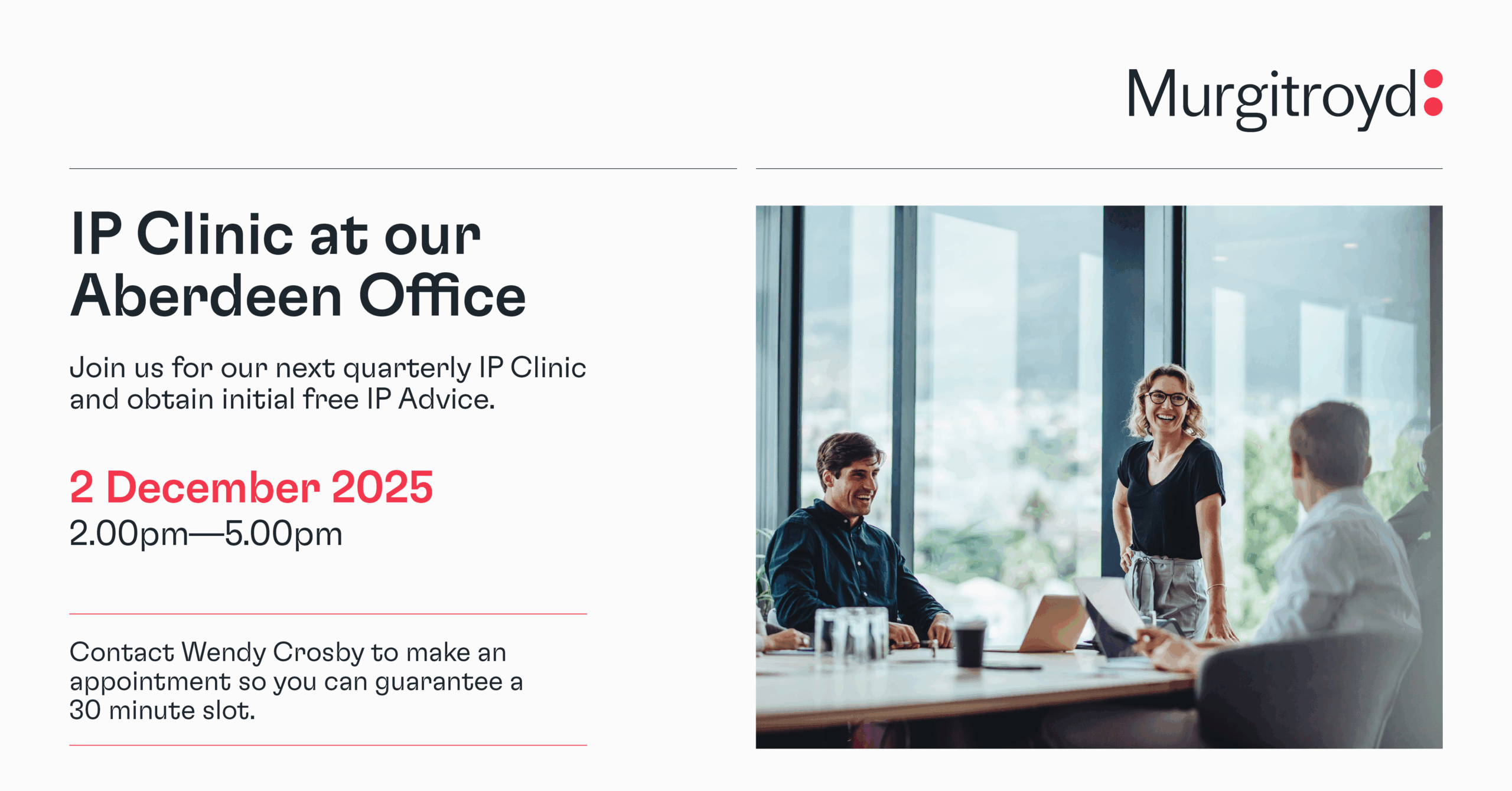 Murgitroyd to host free IP advice session