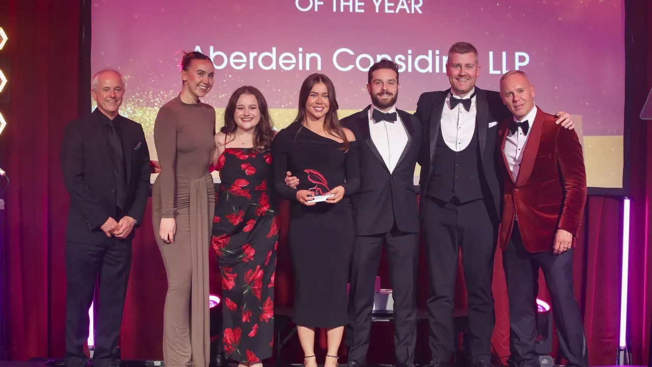 Member News: Double joy for Aberdein Considine at Herald Law Awards, including Solicitor of the Year