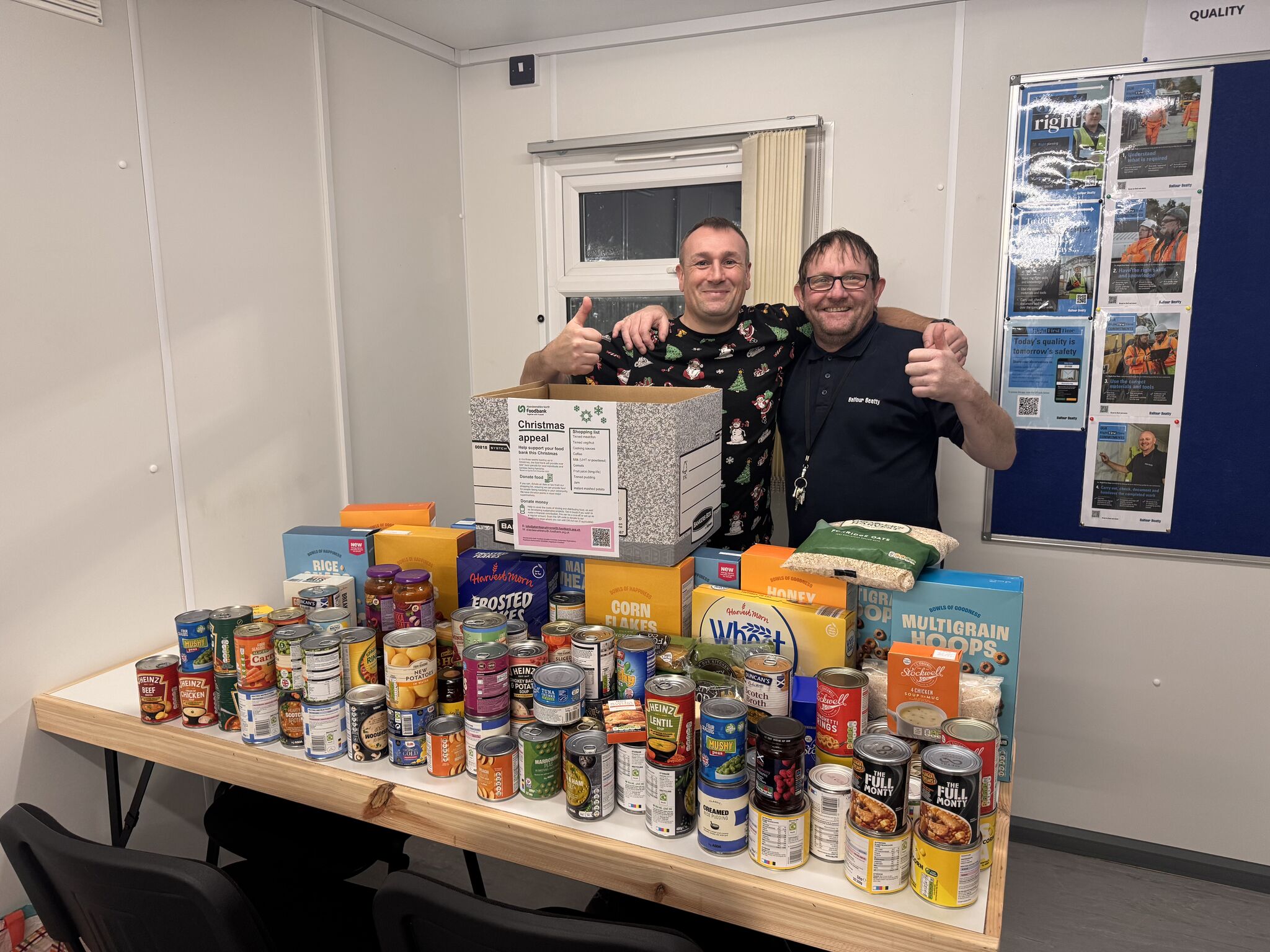 Industry News: SSEN is Giving Back – New Deer Substation teams support Aberdeenshire North Foodbank and local community