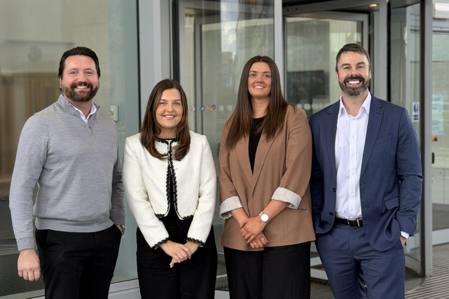 L-R Paul Simpson, Rachel Buchan, Sarah Wells and Stuart Gregg