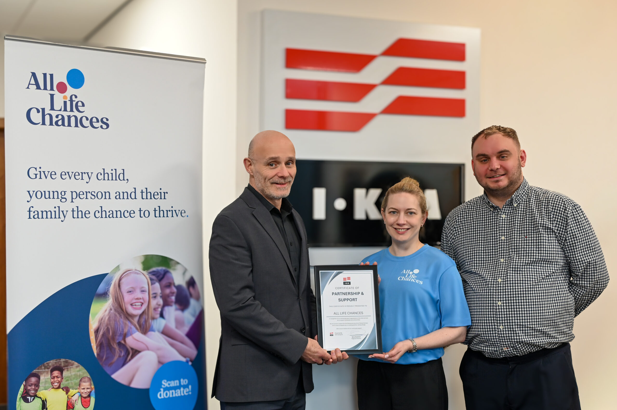 Member News: IKM Testing UK announces All Life Chances as partnered charity for 2026