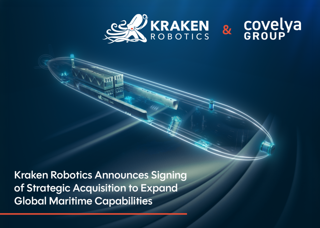 Industry News: Kraken Robotics Announces Signing of Strategic Acquisition to Expand Global Maritime Capabilities